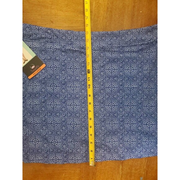 TRANQUILITY by Colorado Clothing Stretch Geometric Blue White Print Skort Sz XXL - Picture 6 of 7